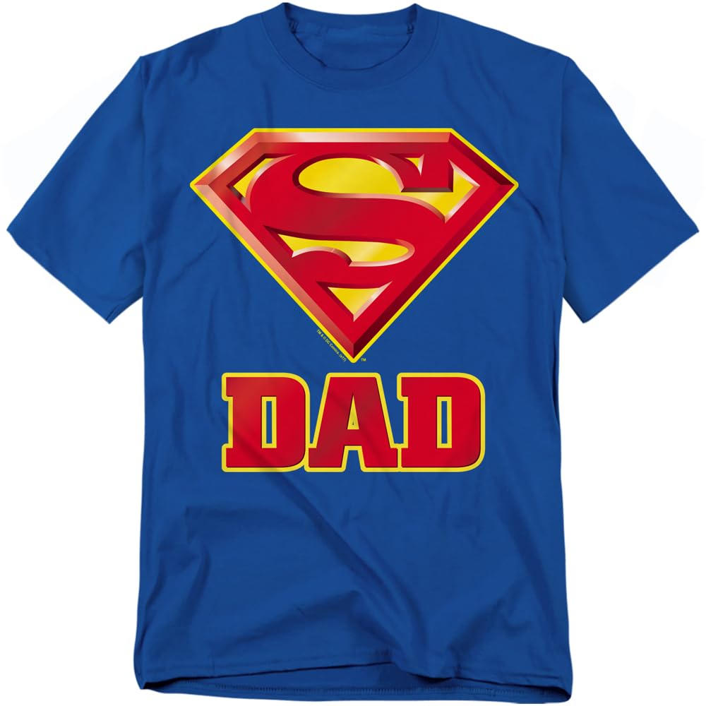 Classic Superman Superdad Super Dad Logo T Shirt for Father's Day & Stickers