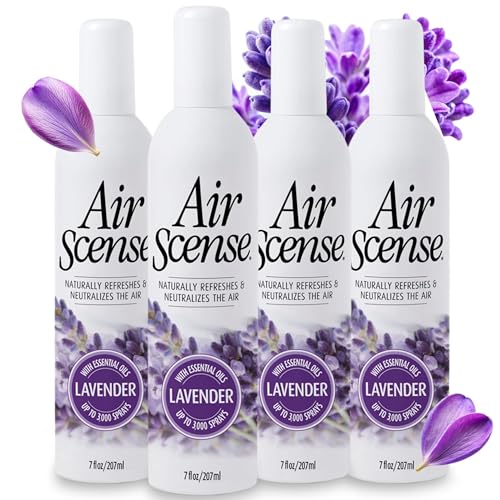 Image of Air Scense Lavender Natural Air Freshener, Room Spray, 4 Pack