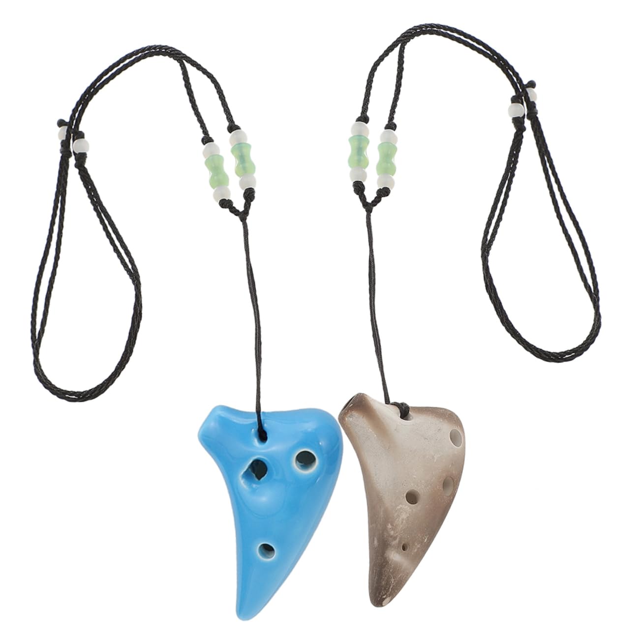 Sosoport 2pcs Mini Ocarina Beginner Instrument for Lightweight and Compact Music and present Giving