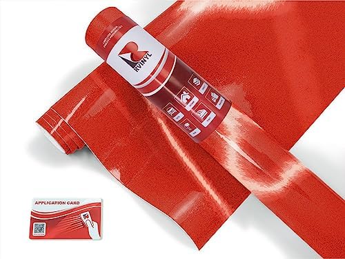 3M 680 Series Scotchlite Reflective Graphic Car Wrap Film in Red 72-2ft x 1ft - Gloss Finish Cast Vinyl Vehicle Sheet Roll for Decals, Stickers and Signs