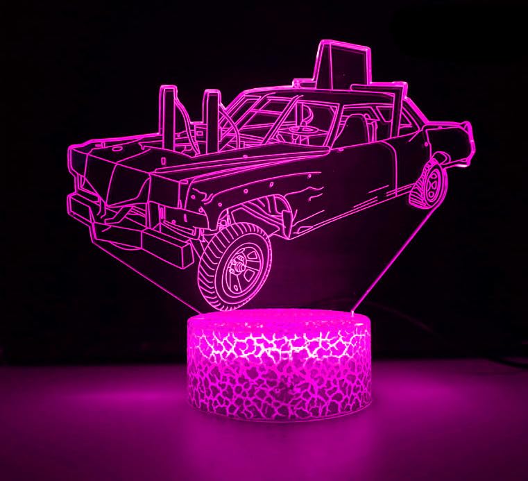 Jinson well 3D Camion Auto Lampada Ottica Illusione Luce
