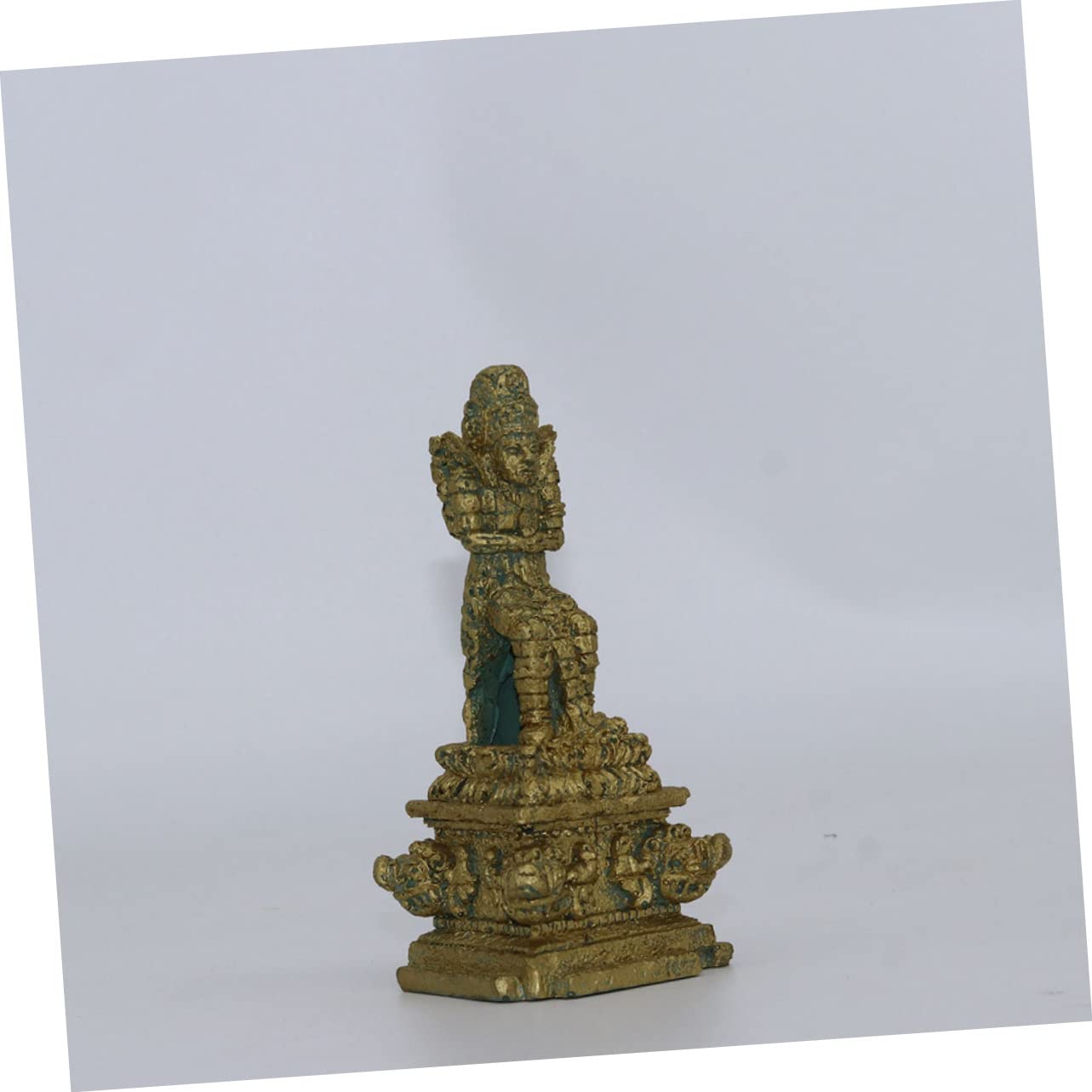 ULTECHNOVO 3 Pezzi Ancient Buddha Statue Ornaments ornamenti per acquari di grandi dimensioni decorazioni per acquari di grandi dimensioni decorazione dell'acquario resina