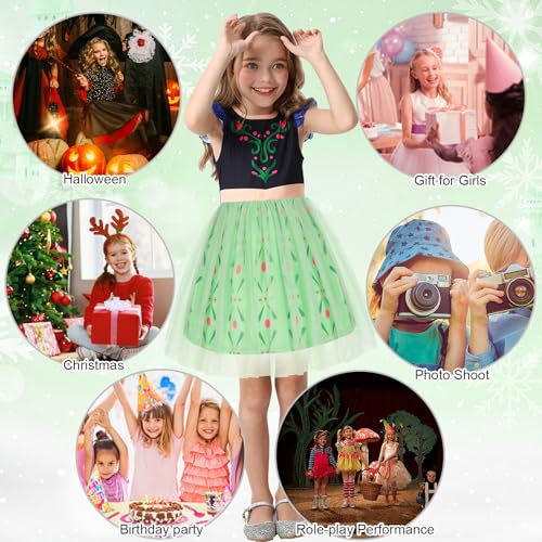 Vestido de Princesa para Niñas Disfraz de Fiesta miniatura 6