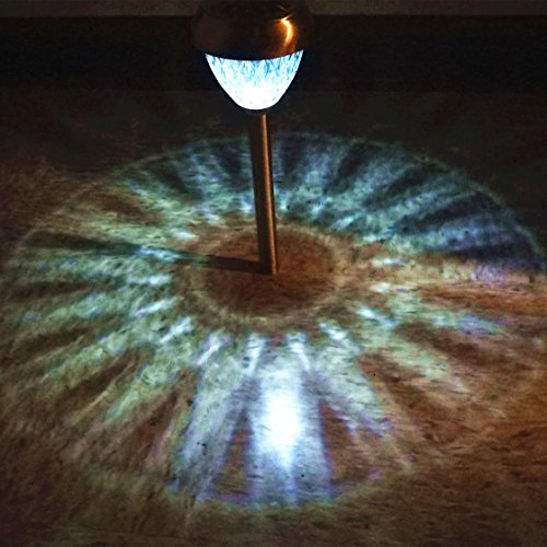 6Pack Copper Finish Stainelss Steel Solar Light Set Sogrand Solar Pathway Light