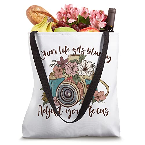 Bolsa Tote de fotografía When Life Gets Blurry miniatura 4