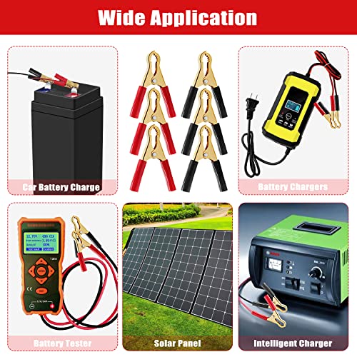 VooGenzek 6 Pezzi 50A Cip a Coccodrillo, Pinze per...