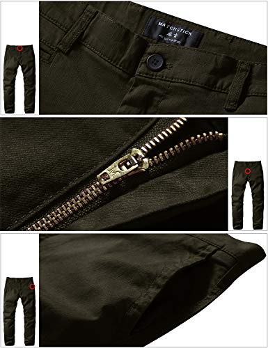 Image of Match Men's Regular Fit Comfort Stretch Casual Chino Pants