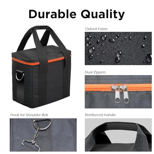 ZeroKor Portable Power Station Generator Carrying Case Compatible With R200 Power Stations (R200 Power Station Not Included) Travel Carrying for Outdoor Essentials