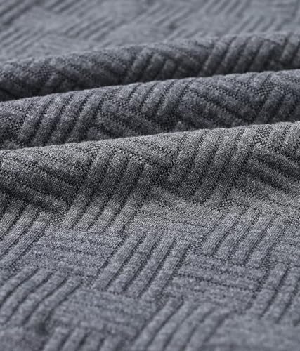 Tyhengta Mens Hoodies Pullover Geometric Texture Casual Hooded Sweatshirts with Kanga Pocket4