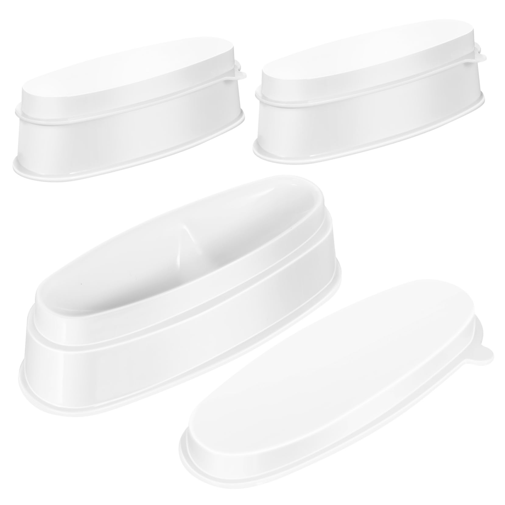 GALPADA 3piezas Estuche Para Polvos De Uñas Compacto y Fácil De Limpiar Para Amigas