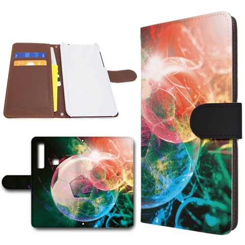 Galaxy A9 (2018) �݊� �P�[�X �蒠�^ �X�}�z�P�[�X ���U�[�� �J�o�[ �J���������� �T�b�J�[ FOOTBALL [�f�U�C��B] �M�����N�V�[ �G�[ �i�C�� �g�����h�Q�[�g dc-1819