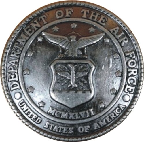 US Coast Guard Caostie Decorative Military Concho 1 1/4 Diameter Screw Back Concho