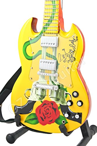 OZMiniGuitar Guitare Miniature Slash Gun N Roses Smoking Gun - Les Beatles, Paul McCartney, John Lennon, RIngo Starr, George Harrison OZMiniGuitar Guitare Miniature Slash Gun N Roses Smoking Gun