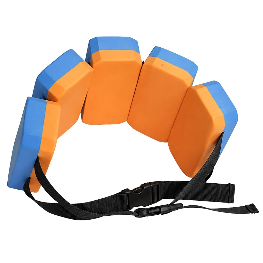 Ceinture de Natation Enfant Réglable 5 Flotteurs – Aide à la Flottaison Piscine, Apprentissage Nage et Initiation Aquatique