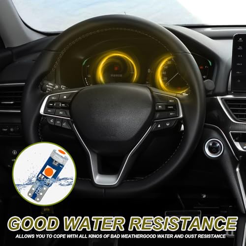 20pcs luces LED T5 para panel de auto amarillo miniatura 4