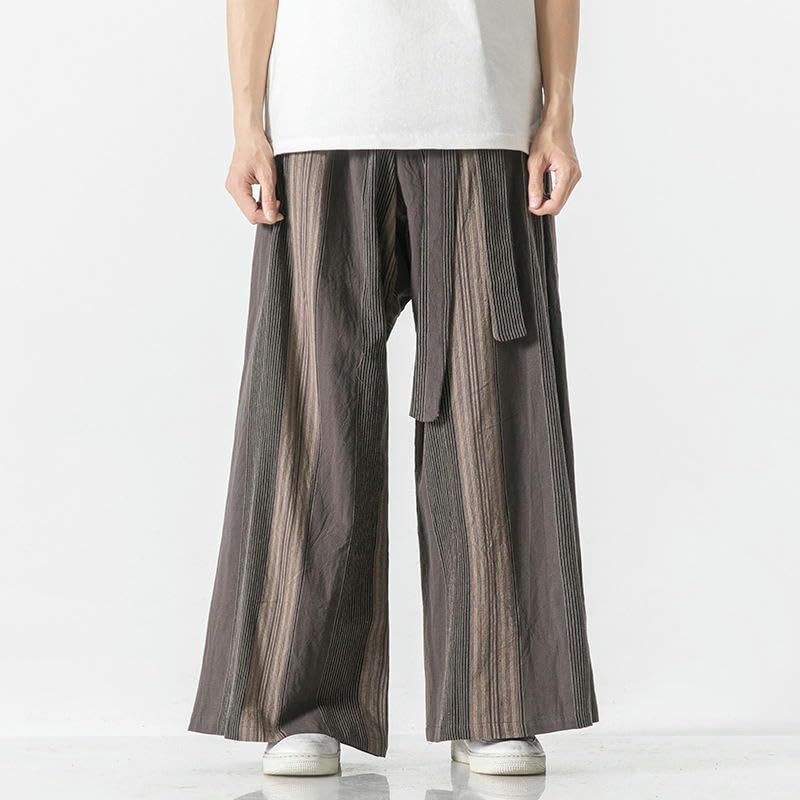 Pantalon homme style chinois ample contre la chaleur de l'automne