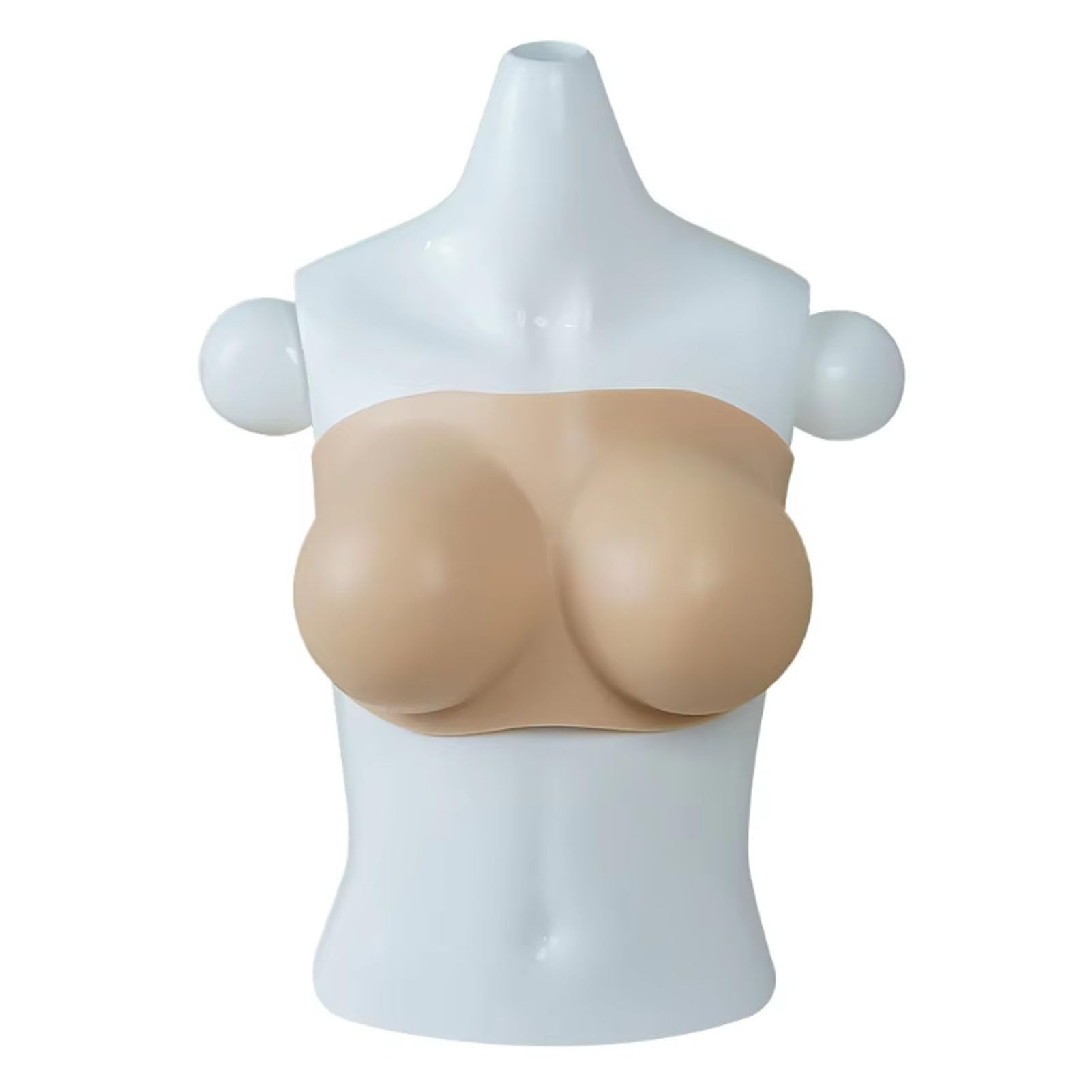 Formas de Pecho de Silicona realistas sin Tirantes con Velcro para travestis, Cosplay, Drag Queens y transexuales