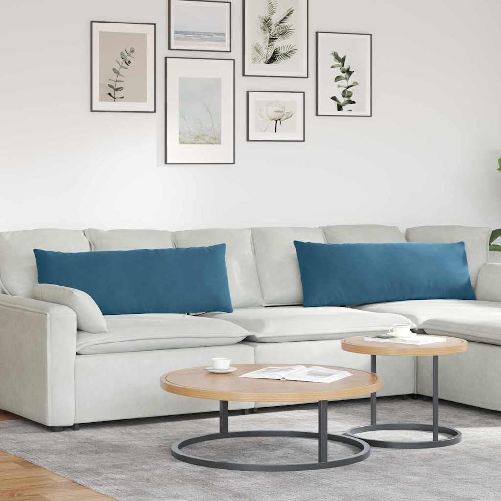Coussin de canapé en velours côtelé haut de gamme avec rembourrage premium, lot de 2