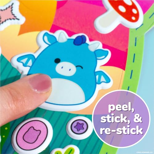 Image of Horizon Group USA Puffy Sticker Playset for Kids, Squishmallows