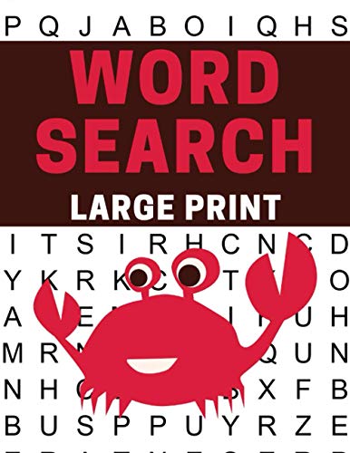 Large Print Word Search: Large Print Adult Word Search Books