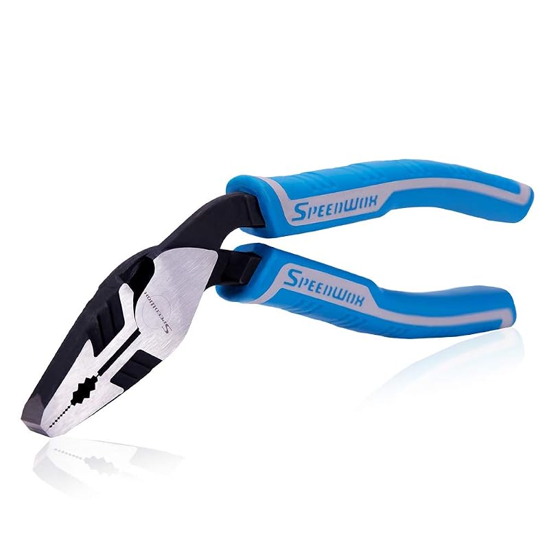 Alicate de Corte Diagonal SPEEDWOX com Cabeça Angulada, Ação Composta e Cabo Ergonômico TPR, 19,5 cm