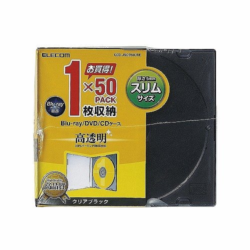 GR (܂Ƃ) Blu-ray/DVD/CDP[X(X/PS/1[) CCD-JSCS50CBK (×3Zbg)
