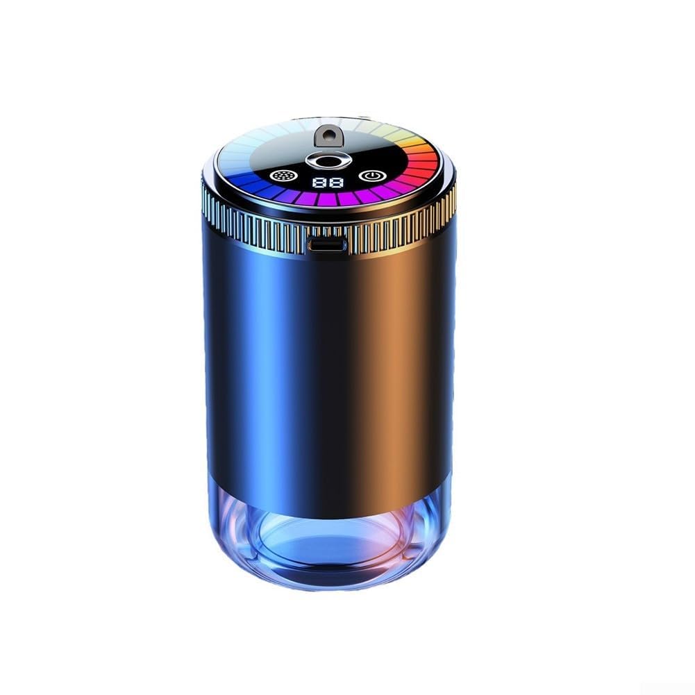 Diffusore di Deodorante per Auto Intelligente Ricaricabile Portatile a 5 Livelli Regolabile diffusore di aromi con Luce Pick-up Top Stellato per Veicoli