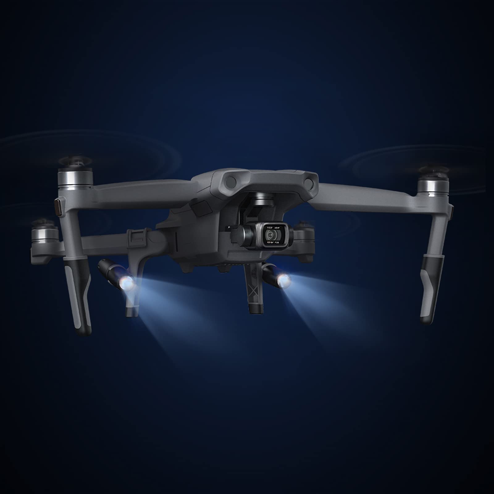 Air 2 Fluglicht, LED Blitzlicht, Nachtkreuzfahrt Set mit Fahrwerksset für Air 2 Drohnenzubehör, LED Scheinwerfer, Taschenlampe, Scheinwerfer