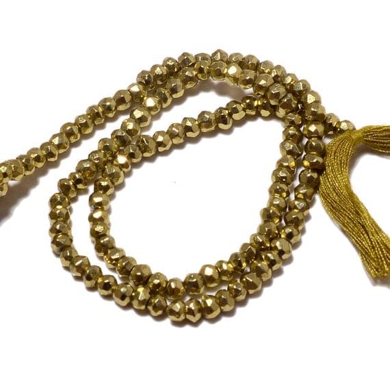 Perles en pyrite pour fabriquer des bijoux bohèmes chics au quotidien