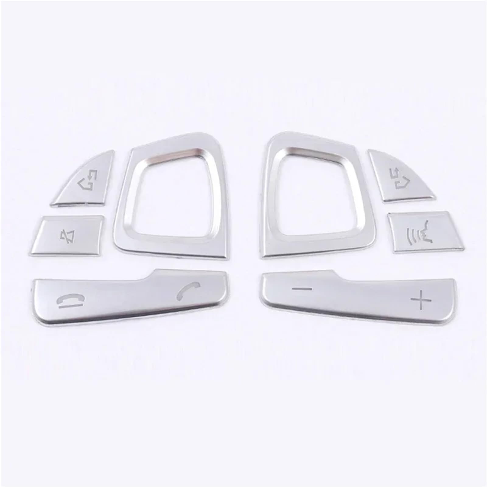 Compatible avec Benz Classe E W213 2016 2017 2018 Autocollants pour boutons volant de voiture accessoires de décoration intérieure Autocollants Intérieur