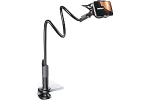 Lamicall Gooseneck Phone Holder, the Ultimate Bedtime & Desktop Companion