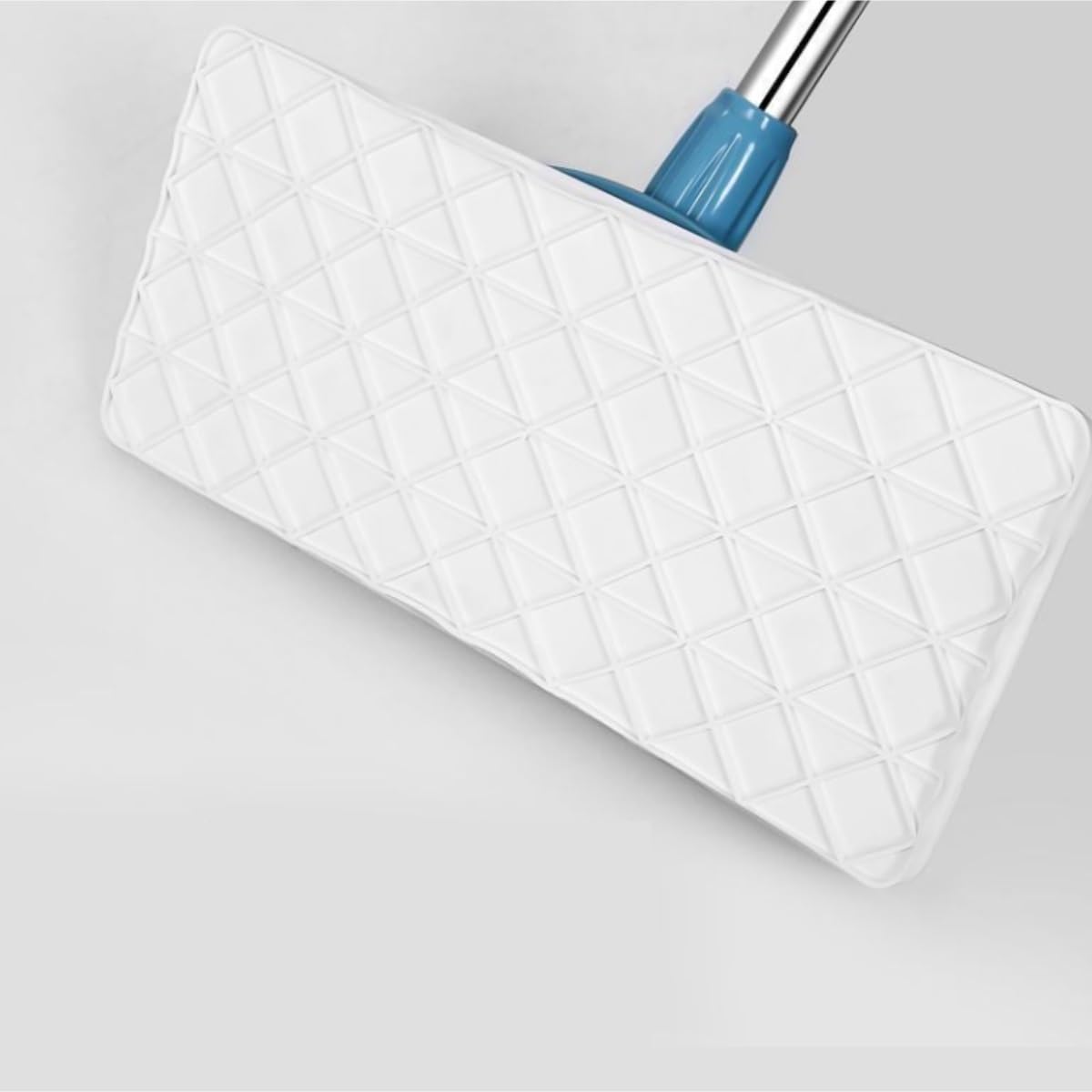 Mopa De Limpieza Trapeador De Superficie Plana con Clip For El Hogar, Trapeador De Tela For Uso Húmedo Y Seco, Trapeador Plano De Gran Tamaño De Doble Propósito Hogar Cocina