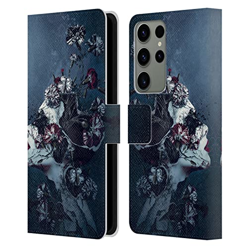 Étui Portefeuille Samsung S23 Ultra Cuir au design surréel haut de gamme