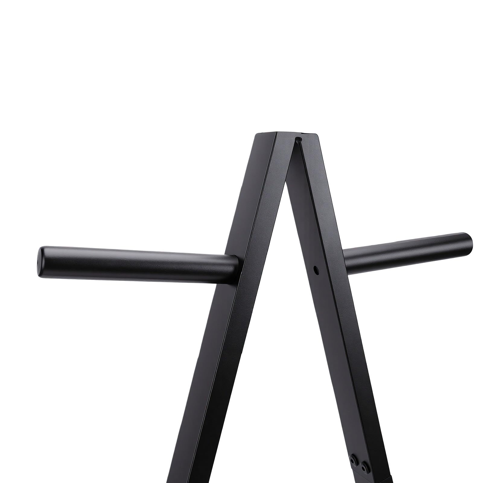 Weight Plate Storage Rack, 300 Lbs Capacity | Trwała stalowa konstrukcja, oszczędność miejsca, łatwa organizacja, trójkątny kształt