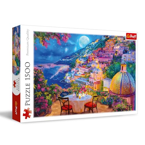 Trefl - Date à Positano - Puzzle de 1500 pièces - à Assembler soi-même, Divertissement créatif, Classique pour Adultes et Enfants à partir de 14 Ans