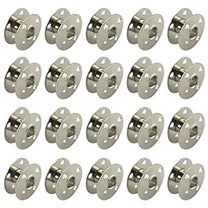 DREAMSTITCH 20 PCS Metal Bobbins Sewing Machine Parts Singer Class 66#32522#172222 Singer #172222 for Singer 66 66-16 - 172222 (2)