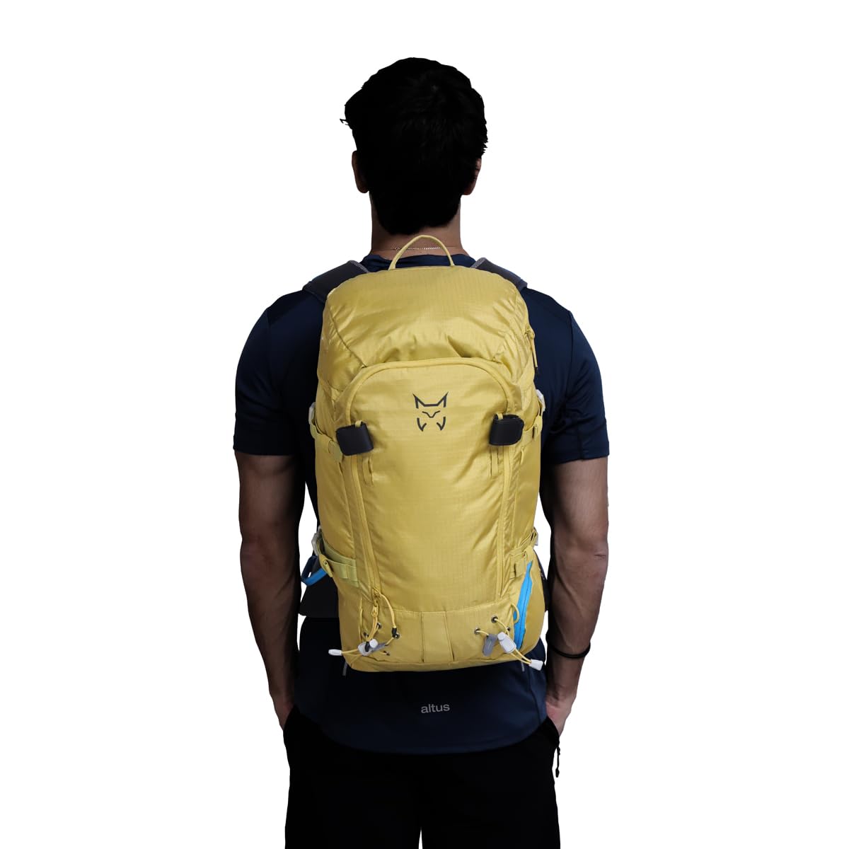 ALTUS SAIOA | Mochila de esqui | Mochila de travesía | Trekking | Esquí de montaña | Escalada | Ergonómica | Ligera | Resistente | Color oil yellow