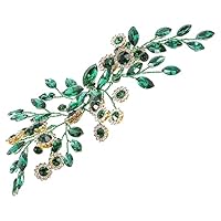 Beaupretty Accessoire de Mariage Vert pour Cheveux Épingle à Cheveux Nuptiale Tête pour Mariée et Demoiselle Décoration Coiffure pour Femmes et Adolescentes