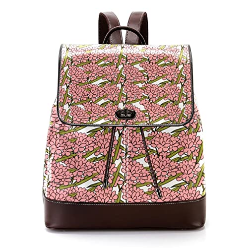 Sac à dos tendance pour femme en cuir synthétique avec rabat voyage