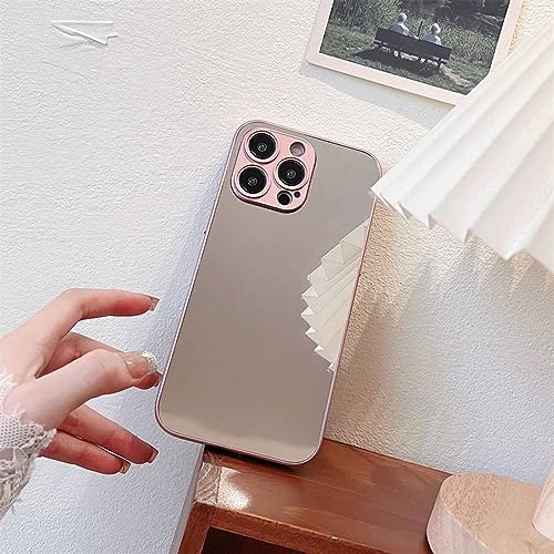 Miroir de maquillage sur coque iPhone 11 antichoc rose pastel pour vos retouches en déplacement