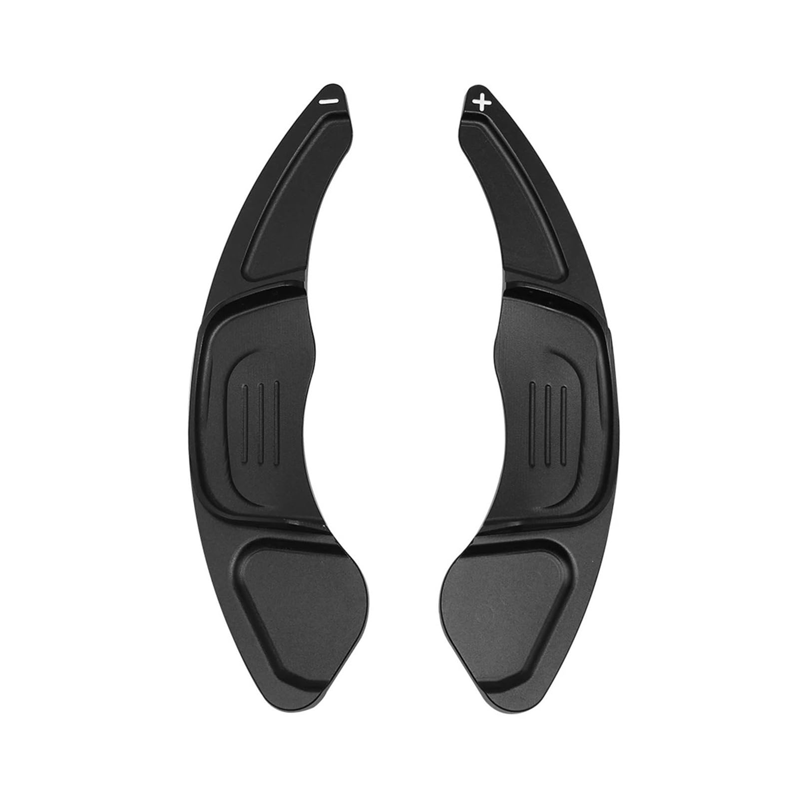 2Pcs Aluminum Shift Paddles For VW For Golf 7 For GTI For R For Polo(Black)