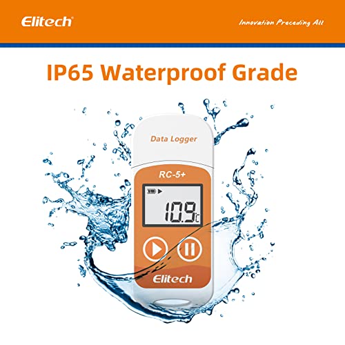 Produktbild von USB-Temperaturdatenlogger Mit PDF-Bericht – 32.000 Messwerte, APP-Anbindung, -30 Bis +70 °C