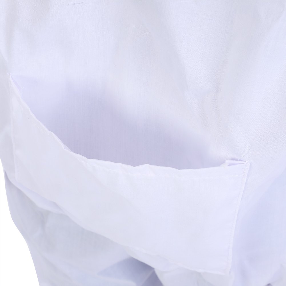 KUIDAMOS Tuta da Apicoltura Professionale Durevole, Attrezzatura per Apicoltore, Pantaloni per Protezione Dell'alveare, Colore Bianco
