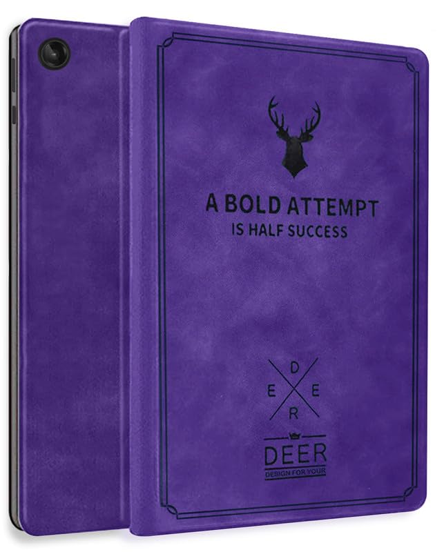 Image of Robustrion Cover for Lenovo Tab P11 Plus Tablet Cover /Lenovo Tab P11 Tablet 11 inch Flip Stand Case Cover [TB-J606F / J606X / J607F] - Deer Purple
