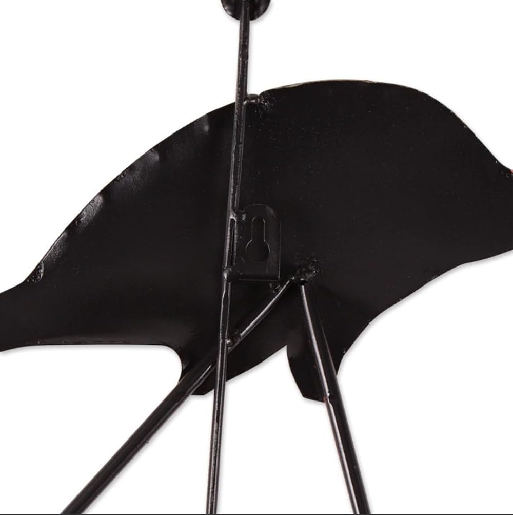 NYW Multi Flamingo Garden Stake Iron Yard Decoration