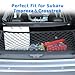 MARCHFA Car Rear Trunk Cargo Net Compatible for 2024 2025 2026 Subaru Impreza Crosstrek Accessories Cargo Storage Organizer Mesh Net