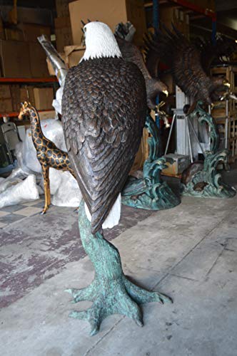 Estatua de Águila Gigante en Bronce de 74 pulgadas miniatura 7