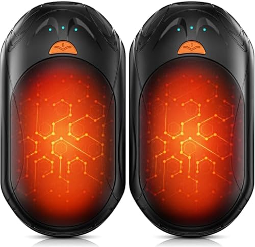 AI Hand Warmers Rechargeable 2 Pack,6000mAh Rechargeable Hand War...