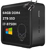 Latest Intel NUC 9 NUC9i7QNX Ghost Skull Canyon Extreme Gaming Box Elite Business Desktop (Intel...