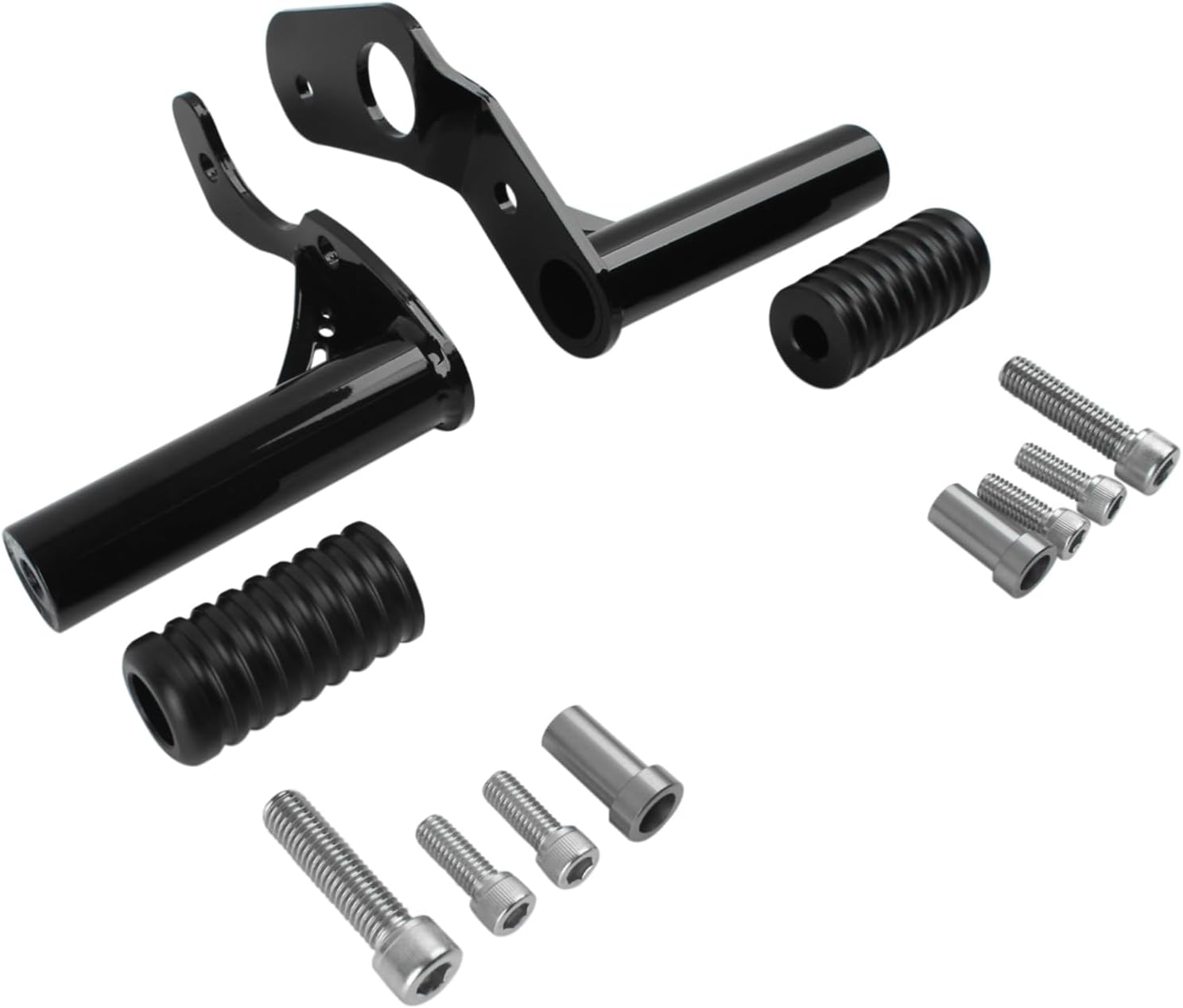 H RUO Rear Highway Engine Guard Crash Bar Passenger Peg Frame Slider Fits for Harley Softail Street Bob M8 Low Rider FXLR S ST FXBB FXST FXFB 2018-2024 2023 2022